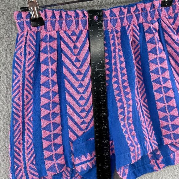 Devotion Twins Fourní Embroidered Cotton Shorts Pink Blue XS NWT - Picture 5 of 13